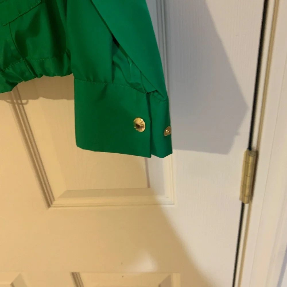Michael Kors Green Hooded Jacket sz M
